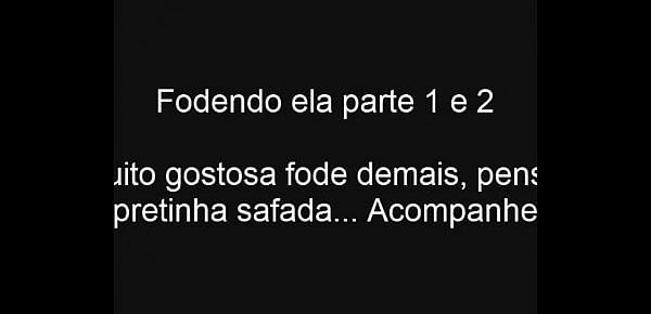  Fodendo uma preta cachorra parte 1 e 2